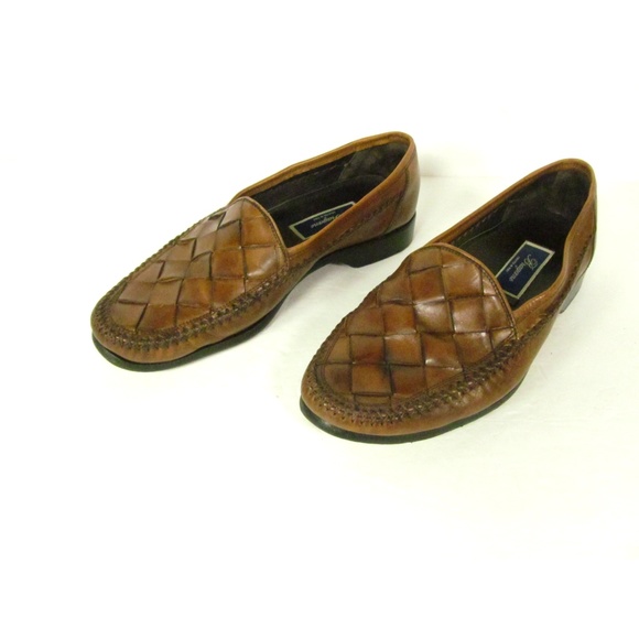 Bragano Other - Bragano Woven Pinched Loafers 9M Made in Italy